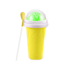 Magic Quick Frozen Smoothies Maker Cup  Double Layer Slushy Squeeze Cup (1 Pc)