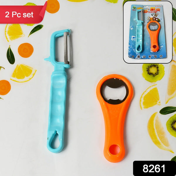 Vegetable Fruit Peelers Slicer & Bottle Opener (2Pc)
