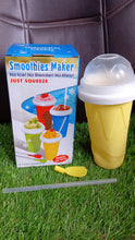 Magic Quick Frozen Smoothies Maker Cup  Double Layer Slushy Squeeze Cup (1 Pc)
