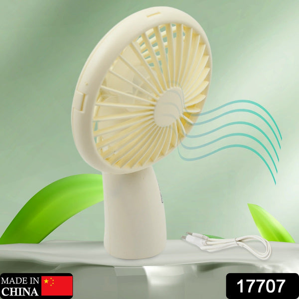 Mini Handheld Fan Portable Rechargeable Easy to Carry for Home Office  1 Pc