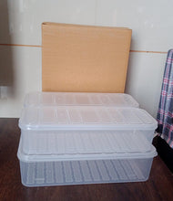 Plastic Food Storage Container for Fridge (3 Pcs set)