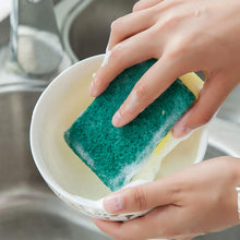 2-in-1 Multi-Purpose Scrub Sponge  Wear Resistant Dish & Furniture Cleaner (1 Pc)