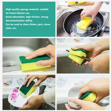2-in-1 Multi-Purpose Scrub Sponge  Wear Resistant Dish & Furniture Cleaner (1 Pc)
