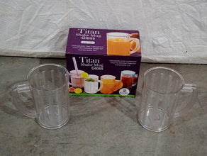Stylish Juice Glass With Handle Suitable for Kids (2 pc)