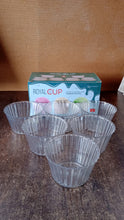 Premium Transparent Plastic Dessert Bowl Set 6 Pieces