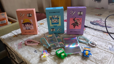 Cute Keychain With Card Gift (Mix Color & Design 1 Pc )