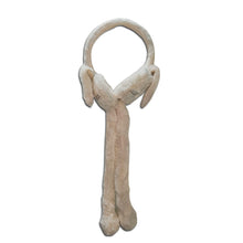 Cat Face Embroidery Earmuffs for Kids (Cream)