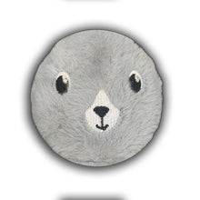 Rabbit Face Embroidery Earmuffs (Grey)