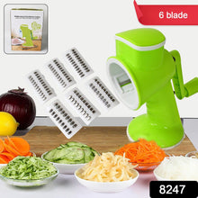 6 in 1 Multi functional Vegetable Cutter & Slicer Hand Machine