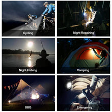 Mini Rechargeable Keychain Flashlight - 4 Light Modes Folding Bracket & Magnetic Base