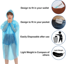 Pocket Rain Coat / Rain Cards (Pack of 5)