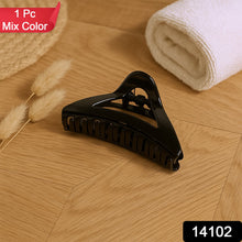 Triangle Shape Mix Color Plastic Hair Claw Clip for Women and Girls 1 Pc