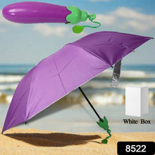 Vegetable shaped Folding Umbrella, Plastic Case (1 Pc)