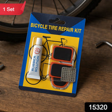 Bicycle Tire Repair Kit Portable Puncture Repair Set with Adhesive (1 Set / Mix Design)