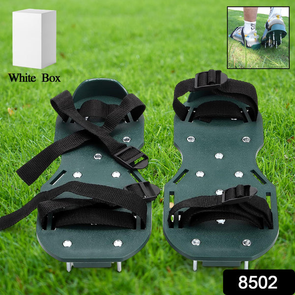 Garden Lawn Aerator Sandals  Spiked Grass Aerator Shoes for Yard & Patio