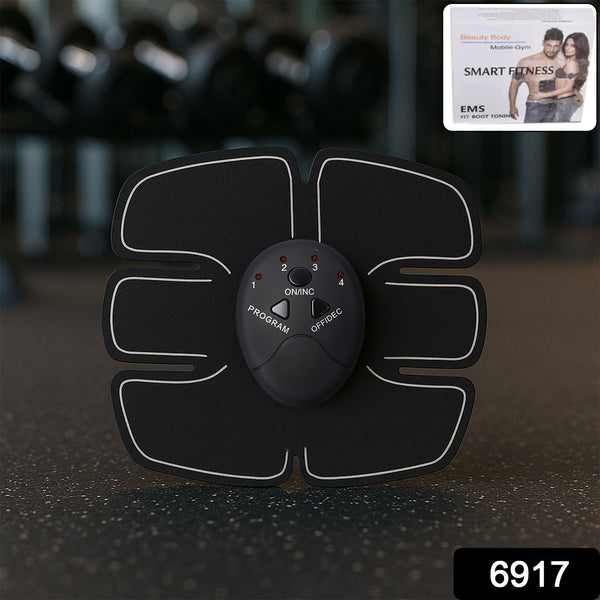 Wireless 6-Pack Abs Stimulator  Rechargeable Muscle Exerciser & Massager