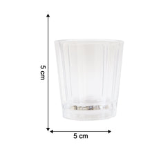 LED illuminated shot glasses for bar and club use