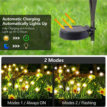 Solar LED Garden Stake Firework Lights - 2 Pc