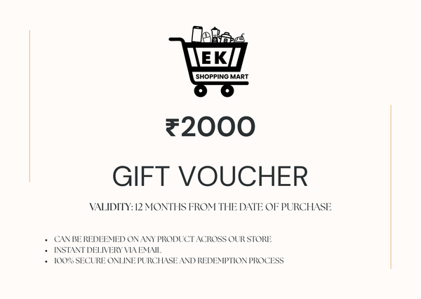 E K Shopping Mart - Gift Card 2000