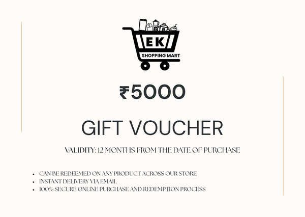 E K Shopping Mart - Gift Card 5000