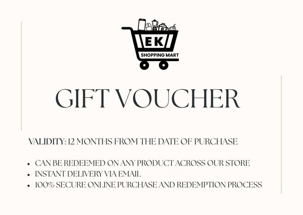 E K Shopping Mart – Gift Card (First-Time Buyer Offer)