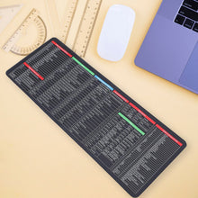Shortcut Keyboard Mat, Large Desk Mouse Pad with Anti-Slip (80x30cm)